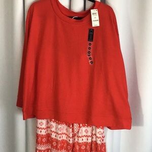 Jenni lot398 pajama set size 2X, 3X